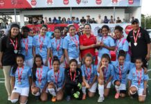 Oasis Christian se coronó campeón de la etapa cibaeña de la Copa Intercolegial Claro de Futsal Femenino 2017