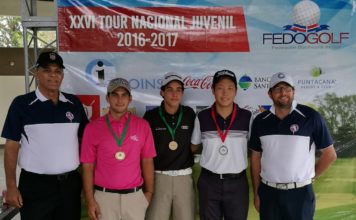 Betances y Sánchez dominan sexta parada del Tour Nacional Juvenil de Fedogolf