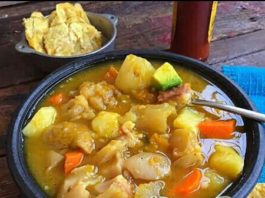 cocido de pata de vaca