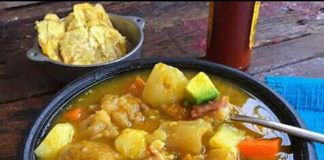 cocido de pata de vaca