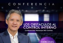 Haivanjoe NG Cortiñas Dictará Conferencia sobre los Obstáculos al Control Interno