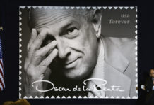 Oscar de la Renta ya tiene sus propios sellos postales