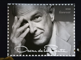Oscar de la Renta ya tiene sus propios sellos postales