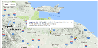 Temblor de tierra en la República Dominicana