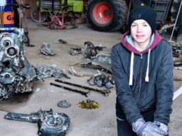 Un muchacho encuentra un avión de la Segunda Guerra Mundial… incluyendo los restos del piloto