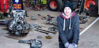 Un muchacho encuentra un avión de la Segunda Guerra Mundial… incluyendo los restos del piloto