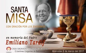Comunidad Siervos de Cristo Vivo Hace Invitación a Misa con Oración por los Enfermos