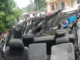 Accidente automovilístico en carretera Sánchez-Samaná