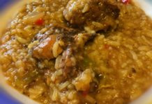 Asopao de guinea criolla