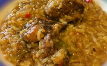 Asopao de guinea criolla