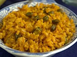 Locrio de bacalao