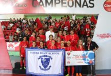 Notre Dame revalida título de campeón de la Copa Intercolegial Claro de Futsal Femenino
