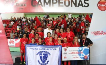 Notre Dame revalida título de campeón de la Copa Intercolegial Claro de Futsal Femenino