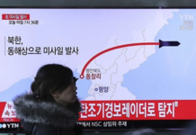 Norcorea dispara al mar cuatro misiles balísticos de prueba