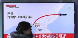 Norcorea dispara al mar cuatro misiles balísticos de prueba