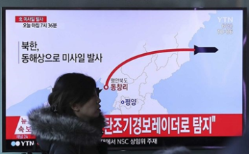 Norcorea dispara al mar cuatro misiles balísticos de prueba