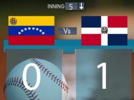 Juego en vivo, Dominicana 1, Venezuela 0 en Clásico Mundial de Beisbol