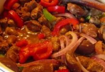 Mollejas de pollo en salsa