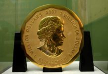 Roban inmensa moneda de oro de 4.5 millones de dólares