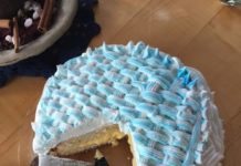 Bizcocho con suspiro