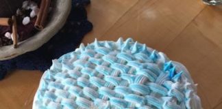 Bizcocho con suspiro