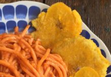 Espaguetis con fritos