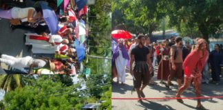 Viacrusis Viviente en los Jardines del Norte