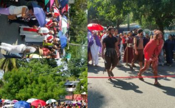 Viacrusis Viviente en los Jardines del Norte