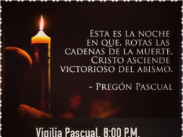 Vigilia Pascual Parroquia San Mauricio Mártir, Jardines del Norte