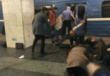 Atentado terrorista en San Petesburgo, Rusia.
