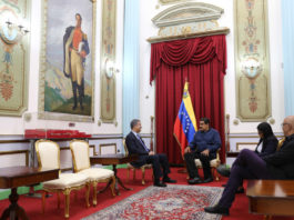 Presidente Maduro sostiene reunión con Leonel Fernández