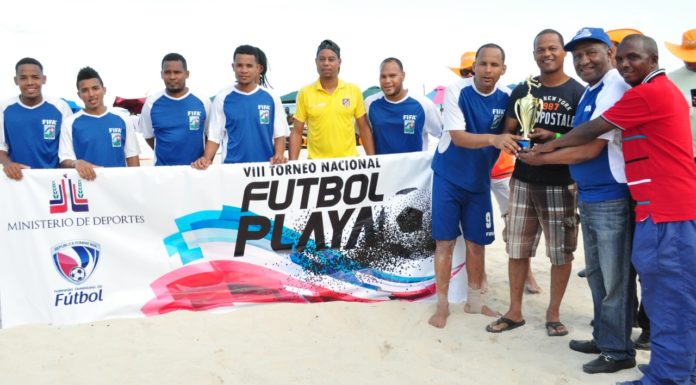 San Cristóbal gana la octava versión del Torneo Nacional de Fútbol Playa