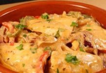 Pescado en salsa de coco de Samaná