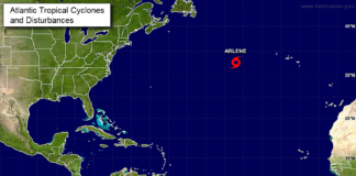 A días de finalizar Abril, tenemos la primera Tormenta Tropical del año 2017