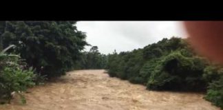 Río Yaque del Norte presenta crecida por constantes lluvias
