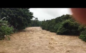 Río Yaque del Norte presenta crecida por constantes lluvias