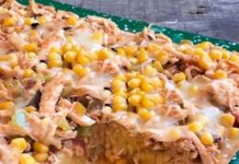 Pastelón de pollo y maíz