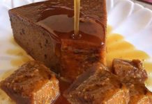 Pudín de ciruelas pasas