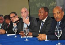 Gianni Infantino ratifica compromiso ayudar al desarrollo del fútbol de RD