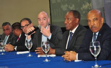 Gianni Infantino ratifica compromiso ayudar al desarrollo del fútbol de RD