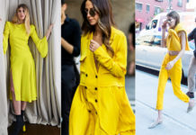 Prendas que demuestran que el amarillo desafía a la mala suerte!!