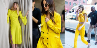 Prendas que demuestran que el amarillo desafía a la mala suerte!!