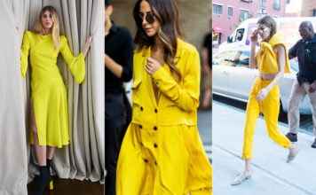 Prendas que demuestran que el amarillo desafía a la mala suerte!!