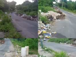 Demandan arreglo de calle en los Jardines del Norte en el Distrito Nacional