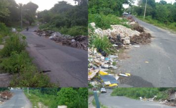 Demandan arreglo de calle en los Jardines del Norte en el Distrito Nacional