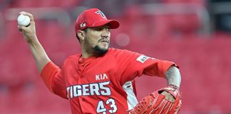 Héctor Noesí llega a 14 triunfos seguidos en la Liga Coreana