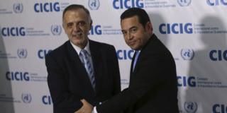 Presidente de Guatemala declara no grato a titular de la CICIG