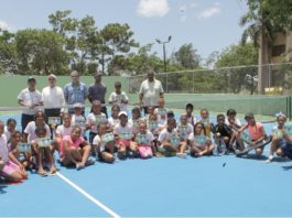Cierra con éxitos Campamento escolar de Tenis en Santiago