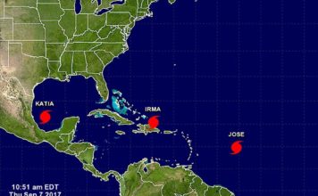 Huracán José sube a categoría 3