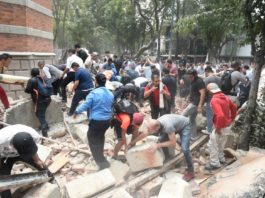 Al menos 5 muertos por el fuerte terremoto de magnitud 7,1 que ha vuelto a sacudir México